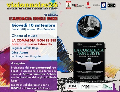 VISIONNAIRE26 - Il 10 settembre �La commedia non esiste. Salemme prova Eduardo� di Raffaele Rago