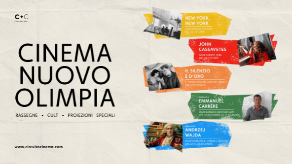 CINEMA NUOVO OLIMPIA - Riapre a Roma con rassegne, grandi autori e ospiti internazionali