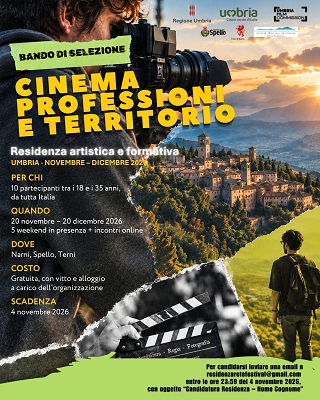 RETE DEI FESTIVAL DI CINEMA DELL�UMBRIA - Nasce la residenza artistica 